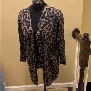 Leopard print cardigan, medium